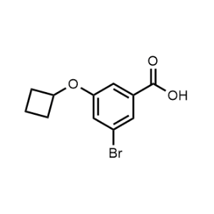 3-Bromo-5-cyclobutoxybenzoic acid|CS-1329349