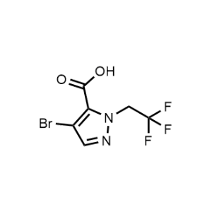 4-Bromo-1-(2,2,2-trifluoroethyl)-1H-pyrazole-5-carboxylic acid|CS-1329362