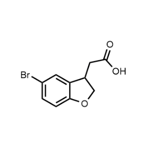 2-(5-Bromo-2,3-dihydrobenzofuran-3-yl)acetic acid|CS-1329375