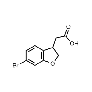 2-(6-Bromo-2,3-dihydrobenzofuran-3-yl)acetic acid|CS-1329381