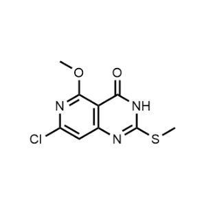 7-Chloro-5-methoxy-2-(methylthio)pyrido[4,3-d]pyrimidin-4(3H)-one|CS-1329387