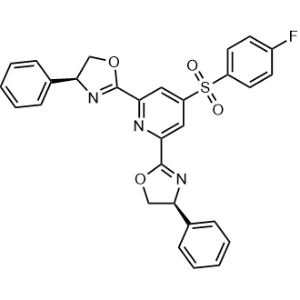 (4S,4'S)-2,2'-(4-((4-Fluorophenyl)sulfonyl)pyridine-2,6-diyl)bis(4-phenyl-4,5-dihydrooxazole), 98%|CS-1329468