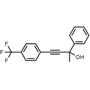 α-Methyl-α-[2-[4-(trifluoromethyl)phenyl]ethynyl]benzenemethanol|CS-1329490