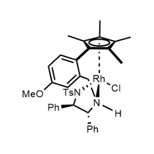 Rhodium,chloro[N-[(1R,2R)-2-[(S)-[[5-methoxy-2-[(1,2,3,4,5-η)-2,3,4,5-tetramethyl-2,4-cyclopentadien-1-yl]phenyl]methyl]amino-κN]-1,2-diphenylethyl]-4-methylbenzenesulfonamidato(2-)-κN]-,stereoisomer|CS-1329563