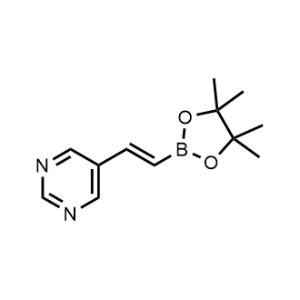 (E)-5-(2-(4,4,5,5-Tetramethyl-1,3,2-dioxaborolan-2-yl)vinyl)pyrimidine|CS-1329609