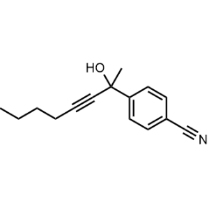 4-(1-Hydroxy-1-methyl-2-heptyn-1-yl)benzonitrile|CS-1329626