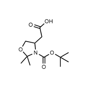 2-(3-(tert-Butoxycarbonyl)-2,2-dimethyloxazolidin-4-yl)acetic acid|CS-1329737