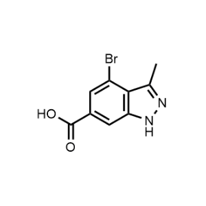 4-Bromo-3-methyl-1H-indazole-6-carboxylic acid|CS-1329748