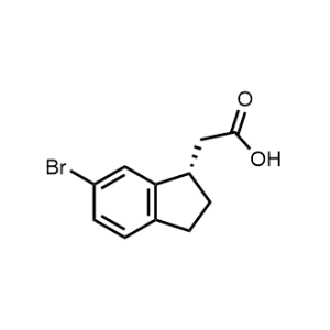 (S)-2-(6-Bromo-2,3-dihydro-1H-inden-1-yl)acetic acid|CS-1329754
