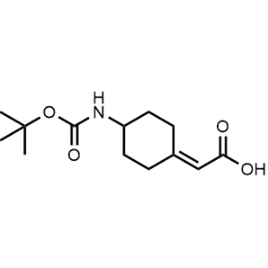 2-(4-((tert-Butoxycarbonyl)amino)cyclohexylidene)acetic acid|CS-1329765