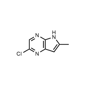 2-Chloro-6-methyl-5H-pyrrolo[2,3-b]pyrazine|CS-1329779