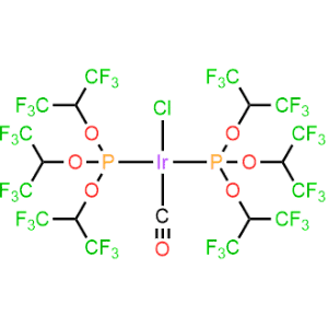 Iridium, carbonylchlorobis[tris[2,2,2-trifluoro-1-(trifluoromethyl)ethyl] phosphite-κP]-, (SP-4-3)-|CS-1329852