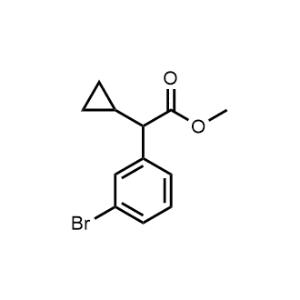 Methyl 2-(3-bromophenyl)-2-cyclopropylacetate|CS-1329880