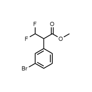 Methyl 2-(3-bromophenyl)-3,3-difluoropropanoate|CS-1329881