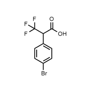 2-(4-Bromophenyl)-3,3,3-trifluoropropanoic acid|CS-1329882