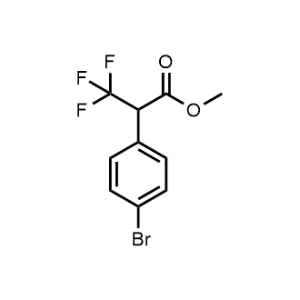 Methyl 2-(4-bromophenyl)-3,3,3-trifluoropropanoate|CS-1329883