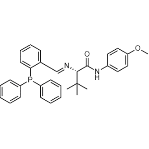 (S,E)-2-((2-(Diphenylphosphanyl)benzylidene)amino)-N-(4-methoxyphenyl)-3,3-dimethylbutanamide, 98%|CS-1330136