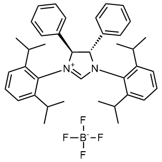 (4S,5S)-1,3-Bis(2,6-diisopropylphenyl)-4,5-diphenyl-4,5-dihydro-1H-imidazol-3-ium, 98% tetrafluoroborate|CS-1330157