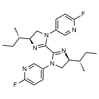 (4S,4'S)-4,4'-Di((S)-sec-butyl)-1,1'-bis(6-fluoropyridin-3-yl)-4,4',5,5'-tetrahydro-1H,1'H-2,2'-biimidazole, 98%|CS-1330219