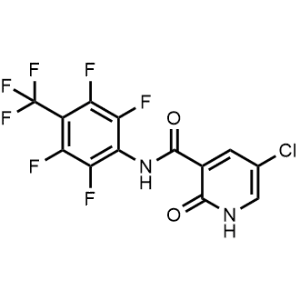5-Chloro-2-oxo-N-(2,3,5,6-tetrafluoro-4-(trifluoromethyl)phenyl)-1,2-dihydropyridine-3-carboxamide, 98.5%|CS-1330335