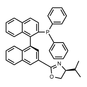 (S)-2-((R)-2'-(Diphenylphosphanyl)-[1,1'-binaphthalen]-3-yl)-4-isopropyl-4,5-dihydrooxazole|CS-1330361