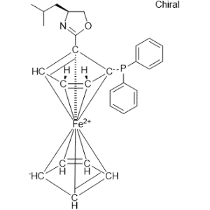 (Sp)-1-(Diphenylphosphino)-2-[(S)-4-(2-methylpropyl)-oxazolin-2-yl]ferrocene, 98%|CS-1330401