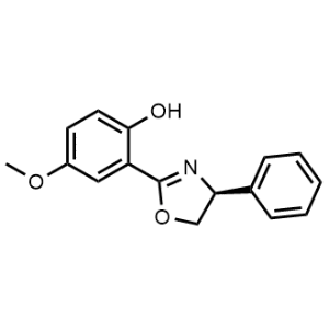 (S)-4-Methoxy-2-(4-phenyl-4,5-dihydrooxazol-2-yl)phenol, 98%|CS-1330522