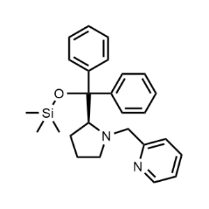 (S)-2-((2-(Diphenyl((trimethylsilyl)oxy)methyl)pyrrolidin-1-yl)methyl)pyridine, 98%|CS-1330534