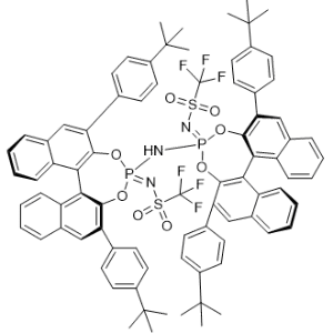 N,N'-((11bS,11b'S)-Azanediylbis(2,6-bis(4-(tert-butyl)phenyl)-4l5-dinaphtho[2,1-d:1',2'-f][1,3,2]dioxaphosphepine-4-yl-4-ylidene))bis(1,1,1-trifluoromethanesulfonamide), 98%|CS-1330535
