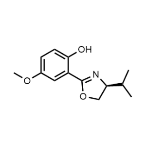 (S)-2-(4-Isopropyl-4,5-dihydrooxazol-2-yl)-4-methoxyphenol, 98%|CS-1330585