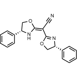 2-((R)-4-Phenyl-4,5-dihydrooxazol-2-yl)-2-((R)-4-phenyloxazolidin-2-ylidene)acetonitrile, 98%|CS-1330588