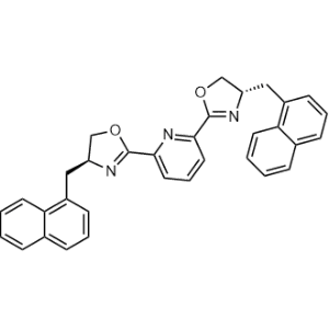 2,6-Bis((S)-4-(naphthalen-1-ylmethyl)-4,5-dihydrooxazol-2-yl)pyridine, 98%|CS-1330591