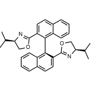 (S)-2,2'-Bis((R)-4-isopropyl-4,5-dihydrooxazol-2-yl)-1,1'-binaphthalene, 98%|CS-1330614