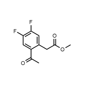 Methyl 2-(2-acetyl-4,5-difluorophenyl)acetate|CS-1330736