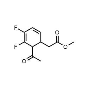 Methyl 2-(6-acetyl-4,5-difluorocyclohexa-2,4-dien-1-yl)acetate|CS-1330738