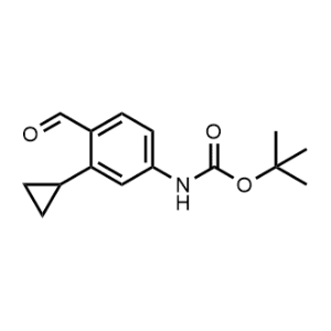 tert-Butyl (3-cyclopropyl-4-formylphenyl)carbamate|CS-1330740