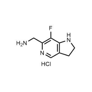 (7-Fluoro-2,3-dihydro-1H-pyrrolo[3,2-c]pyridin-6-yl)methanamine hydrochloride|CS-1330995