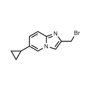 2-(Bromomethyl)-6-cyclopropylimidazo[1,2-a]pyridine|CS-1331003