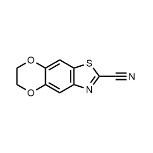 6,7-Dihydro-[1,4]dioxino[2',3':4,5]benzo[1,2-d]thiazole-2-carbonitrile1|CS-1331113