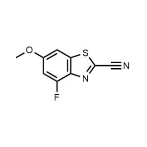 4-Fluoro-6-methoxybenzo[d]thiazole-2-carbonitrile|CS-1331115