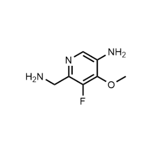 6-(Aminomethyl)-5-fluoro-4-methoxypyridin-3-amine|CS-1331171