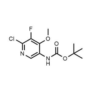 tert-Butyl (6-chloro-5-fluoro-4-methoxypyridin-3-yl)carbamate|CS-1331174