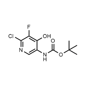 tert-Butyl (6-chloro-5-fluoro-4-hydroxypyridin-3-yl)carbamatetert-butyl (6-chloro-5-fluoro-4-hydroxypyridin-3-yl)carbamate|CS-1331177