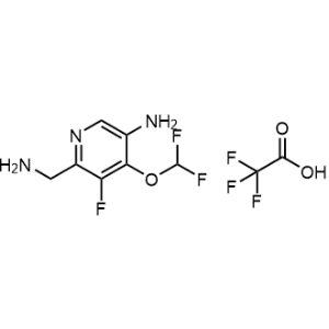 6-(Aminomethyl)-4-(difluoromethoxy)-5-fluoropyridin-3-amine 2,2,2-trifluoroacetate|CS-1331181