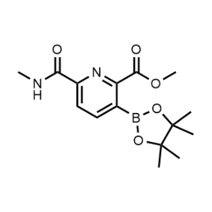 Methyl 6-(methylcarbamoyl)-3-(4,4,5,5-tetramethyl-1,3,2-dioxaborolan-2-yl)picolinate|CS-1331298