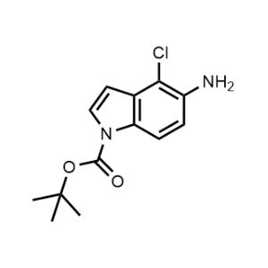 tert-Butyl 5-amino-4-chloro-1H-indole-1-carboxylate|CS-1331327