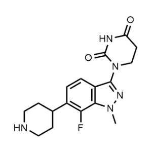 1-(7-Fluoro-1-methyl-6-(piperidin-4-yl)-1H-indazol-3-yl)dihydropyrimidine-2,4(1H,3H)-dione|CS-1331500