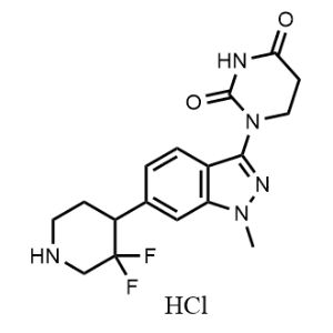 1-(6-(3,3-Difluoropiperidin-4-yl)-1-methyl-1H-indazol-3-yl)dihydropyrimidine-2,4(1H,3H)-dione hydrochloride|CS-1331504