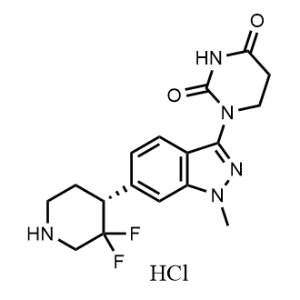 (R)-1-(6-(3,3-Difluoropiperidin-4-yl)-1-methyl-1H-indazol-3-yl)dihydropyrimidine-2,4(1H,3H)-dione hydrochloride|CS-1331509