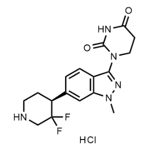 (S)-1-(6-(3,3-Difluoropiperidin-4-yl)-1-methyl-1H-indazol-3-yl)dihydropyrimidine-2,4(1H,3H)-dione hydrochloride|CS-1331510